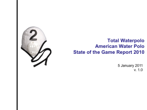 Total Waterpolo American State of the Game Report 2010